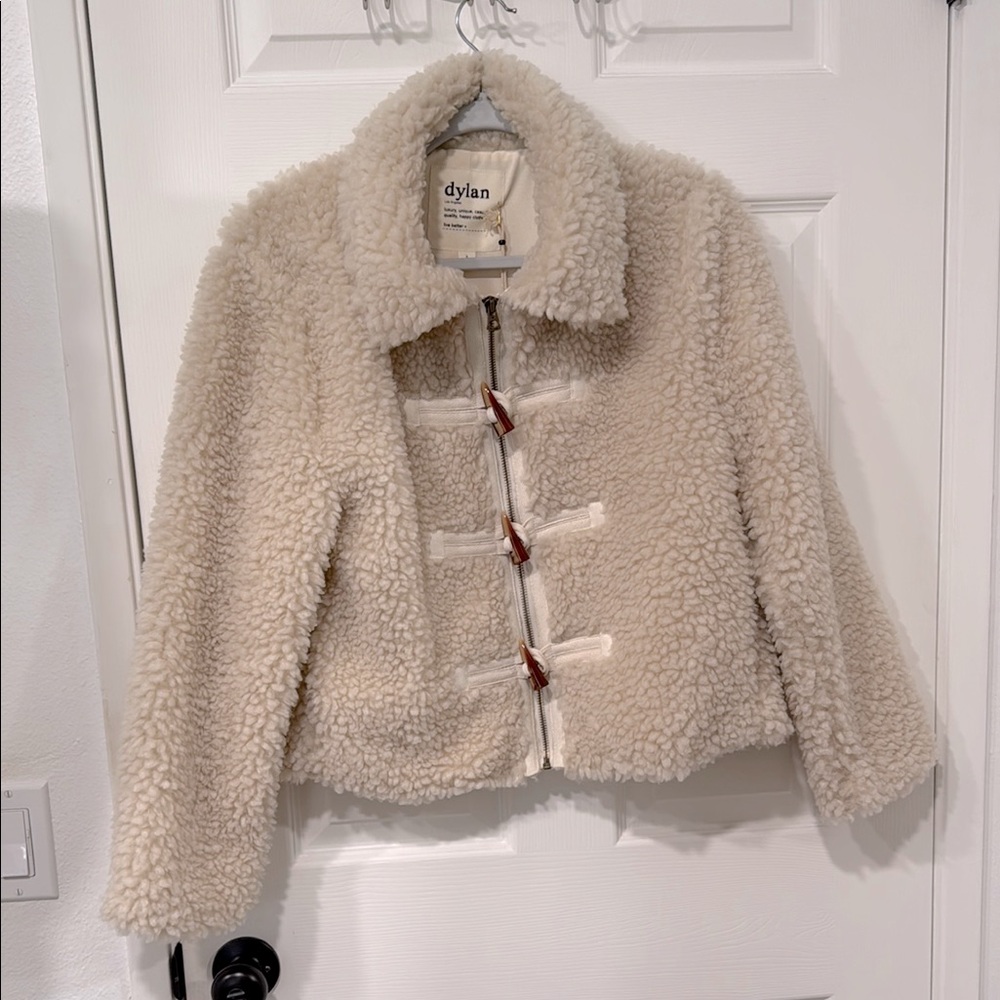 Dylan Cream Sherpa Jacket